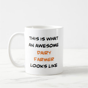 mjölkproducent, fantastisk kaffemugg