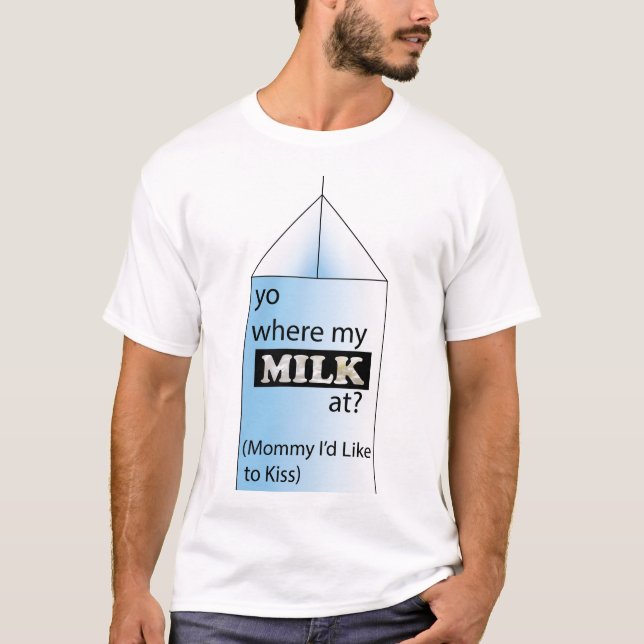 Mjölkskjorta T Shirt (Framsida)