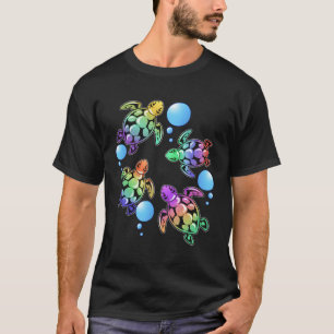 Mjölksköldpaddor och sköldpaddor i Vuxna och baby T Shirt