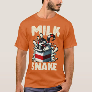 Mjölksnok på mjölkdjur vänner t shirt