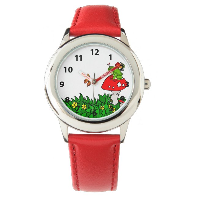 Mjölksvampar och mjölkgrodor armbandsur (Framsida)