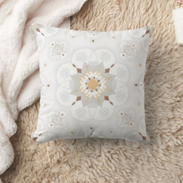 Mjölkvit Färgad Modern Pillow Kudde (Skapare uppladdad)
