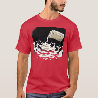 Mjölky Way Carton Astronaut Astral Cosmic Design f T Shirt