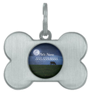 Mjölky Way Cattle Moonlight Pet ID-tagg ID-bricka Husdjur