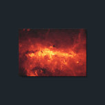 Mjölky Way-centerglöden med stoft Canvastryck<br><div class="desc">Mjölky Way-centerglöden med damm som är märkt med galaktik.</div>