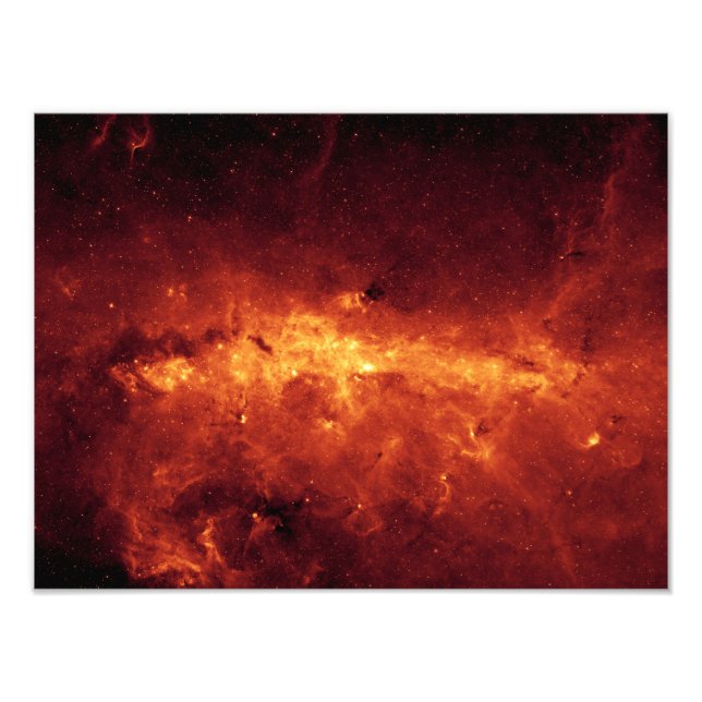 Mjölky Way-centerglöden med stoft Fototryck (Framsidan)