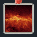 Mjölky Way-centerglöden med stoft Julgransprydnad Metall<br><div class="desc">Mjölky Way-centerglöden med damm som är märkt med galaktik.</div>