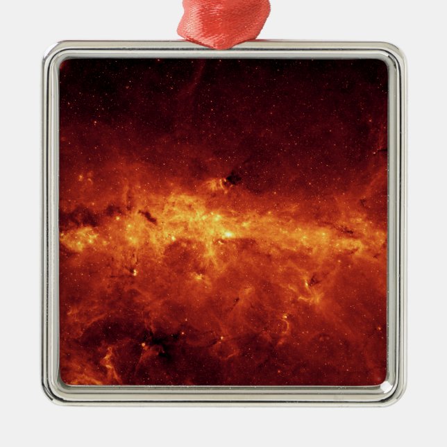 Mjölky Way-centerglöden med stoft Julgransprydnad Metall (Framsidan)