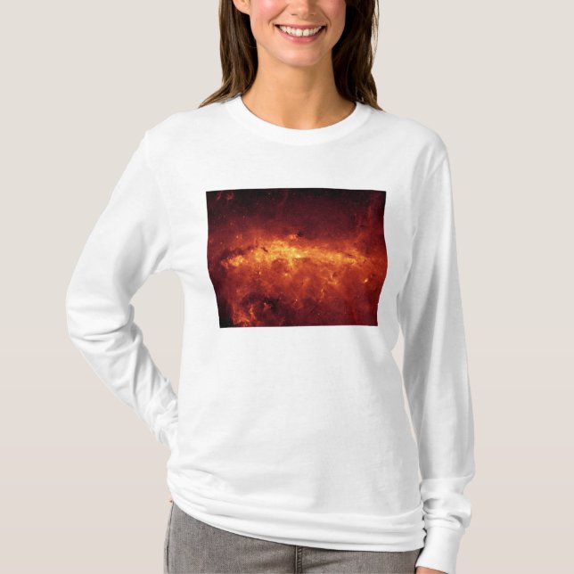 Mjölky Way-centerglöden med stoft Tee Shirt (Framsida)