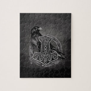 Mjolnir - bulta av thoren och korpsvart pussel