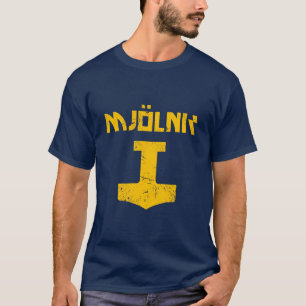 mjolnir_golden_destroyed t shirt