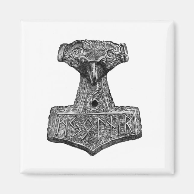 ’Mjolnir’ Magnet (Framsidan)