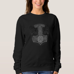 Mjölnir Oden Valhall Hammare I Viking Symbol T Shirt
