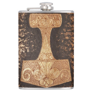 Mjolnir, thors hammare fickplunta
