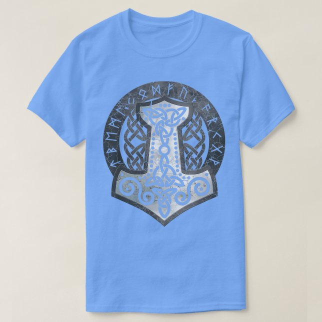 Mjolnir Thors hammare T Shirt (Design framsida)