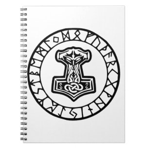 Mjölnir Thors Hammer 0033 #USAPatriotGraphics © Anteckningsbok