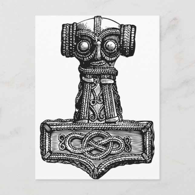 Mjolnir: Thors Hammer Vykort (Framsida)