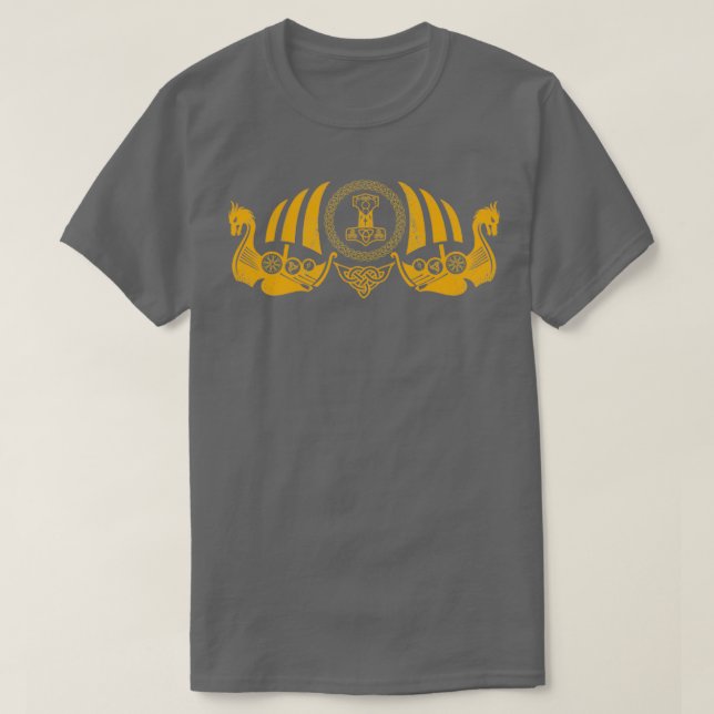 Mjolnir viking norse mythology t shirt (Design framsida)