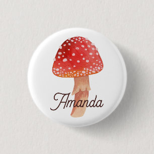 Mjölrött svamp. Skogsflugagarik. Amanita Knapp
