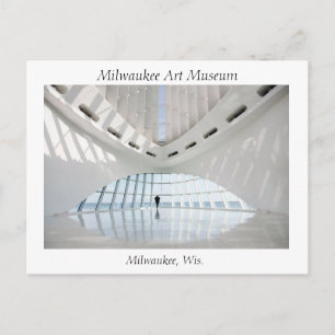 Mjölwaukee Art Museum-vykort Vykort