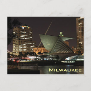 Mjölwaukee Art Museum-vykort Vykort