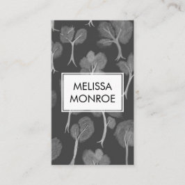 Mjuk Abstrakt av Träd Natur Mystical Magic Visitkort