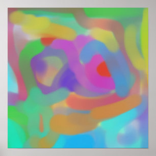 Mjuk Abstrakt Poster