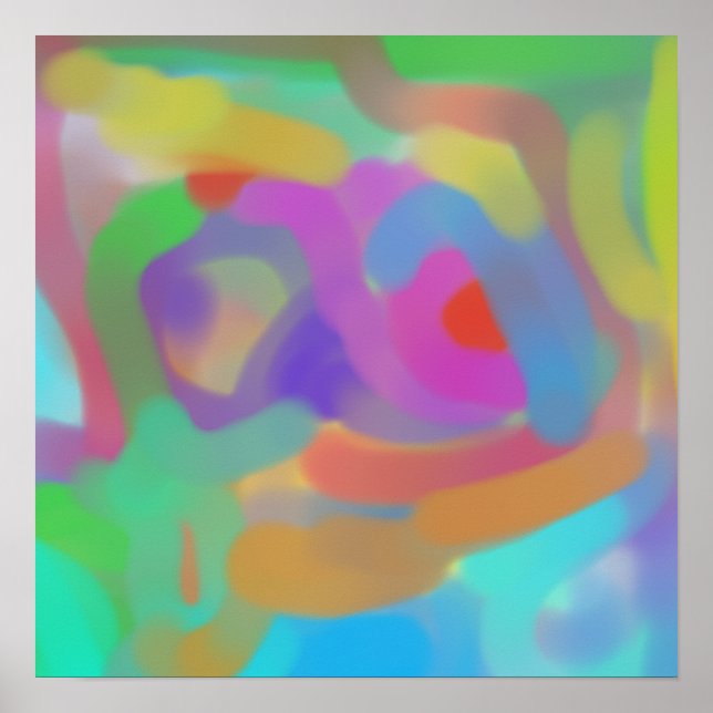 Mjuk Abstrakt Poster (Framsidan)