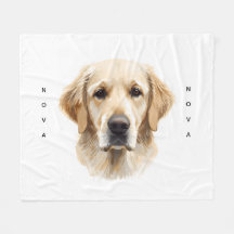 Mjuk akvarell Golden Retriever Hund