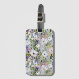 Mjuk Äng Floral Akvarell Bagagebricka
