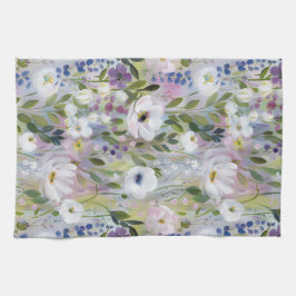 Mjuk Äng Floral Akvarell Kökshandduk