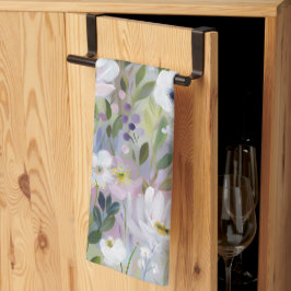 Mjuk Äng Floral Akvarell Kökshandduk