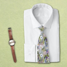 Mjuk Äng Floral Akvarell