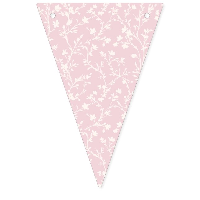 Mjuk äng neutral - rosablush vimplar (Första flaggan)