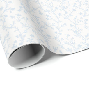 Mjuk äng Pudderblå - Neutral Presentpapper