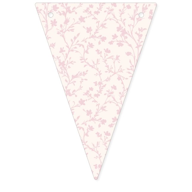 Mjuk äng - rosablommig - neutral vimplar (Första flaggan)