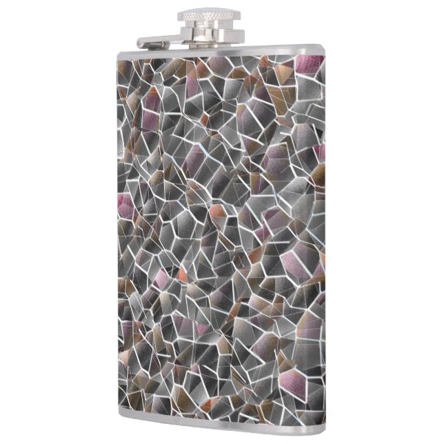 Mjuk av rålax och grått oregelbunden mosaik fickplunta (Vänster)