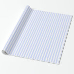 Mjuk baby blue blek himmelblått- och vitrand presentpapper<br><div class="desc">Bröllop för randen för blått och för vit för mjuka baby blue bleka himmelblått gillar pastellfärgat en blek - blåttmoln i en klar pastell för blått för sommarhimmelhimmel för sommarGazebolooks som charmar, när det används med jämbördiga breddvitrandar eller som en brytning med en mer djärv färg, när det skräddarsy, bröllop,...</div>