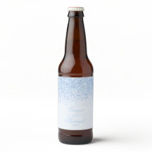 Mjuk Baby blue Glitter