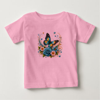 Mjuk baby finstrickad t-shirt – söt och bekväm