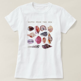 Mjuk badstrandskal-mönsterdesign t shirt