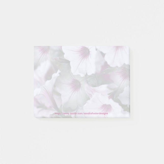 Mjuk Begonias PostIT-anteckningsblock Post-it Block (Framsida)