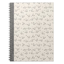 Mjuk Beige Minimalistisk Katt Linje Konst Anteckni