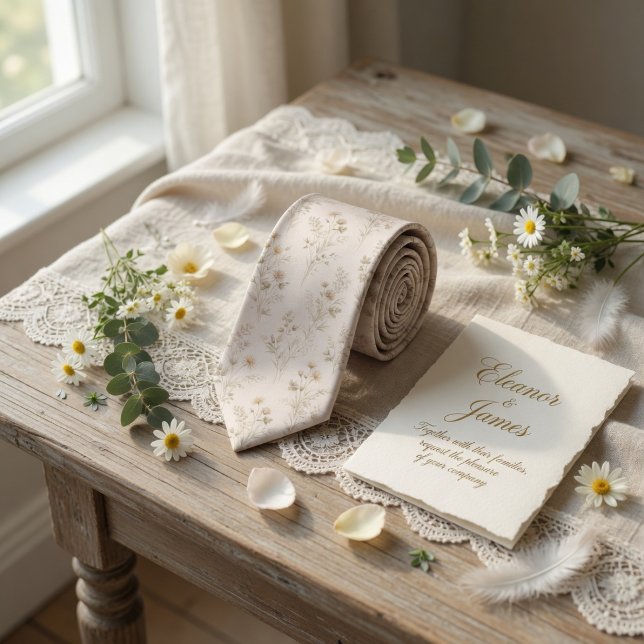 Mjuk Beige Vildblomma Slips (Skapare uppladdad)
