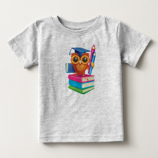 Mjuk bekväm Baby T-shirt med Tecknad (Framsida)
