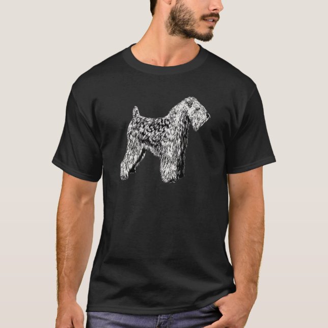 Mjuk bestruken Wheaten Terrier för SCWT T-shirt (Framsida)