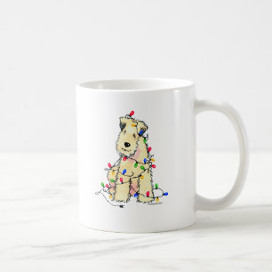 Mjuk bestruken Wheaten Terrier - jul Kaffemugg