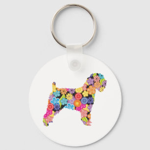 Mjuk bestruken Wheaten Terrier Nyckelring