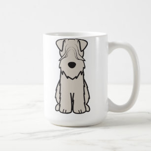 Mjuk bestruken Wheaten Terrierhundtecknad Kaffemugg