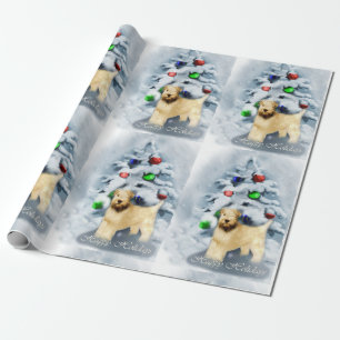 Mjuk bestruken Wheaten Terrierjul Presentpapper
